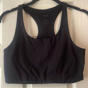 Girlfriend collective black Paloma racerback sports bra